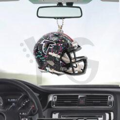 Atlanta Falcons x Crucial Custom Shape Car Ornament 3