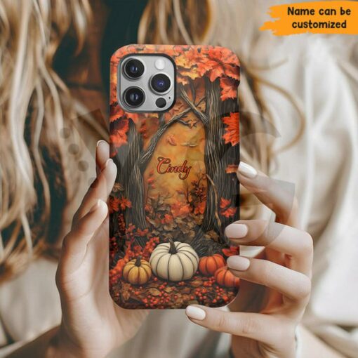 Autumn Forest Halloween Phone Case