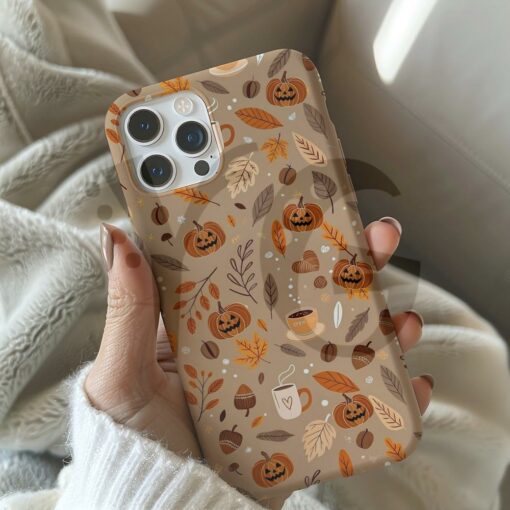 Autumn Vibes Pumpkin Spice Latte Touch Phone Case – Iphone 17 Phone Case