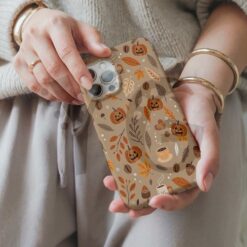 Autumn Vibes Pumpkin Spice Latte Touch Phone Case – Iphone 17 Phone Case