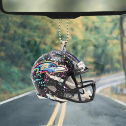 Baltimore Ravens x Crucial Custom Shape Car Ornament