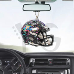 Baltimore Ravens x Crucial Custom Shape Car Ornament 3