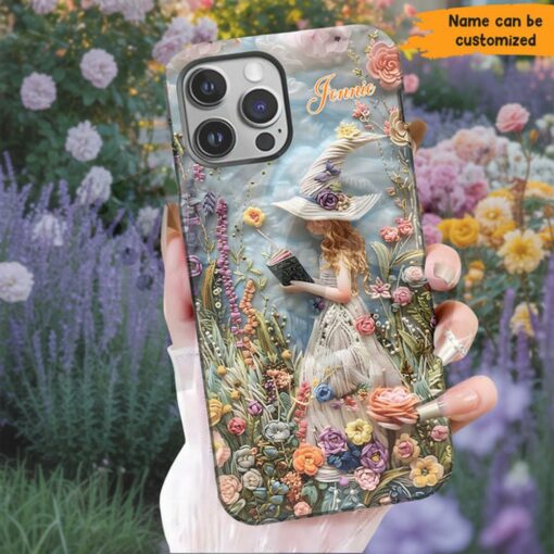 Beautiful Witch Flowers Personalized Phone Case