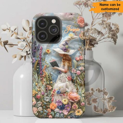 Beautiful Witch Flowers Personalized Phone Case