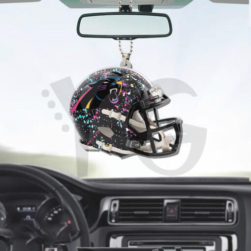 Carolina Panthers x Crucial Custom Shape Car Ornament