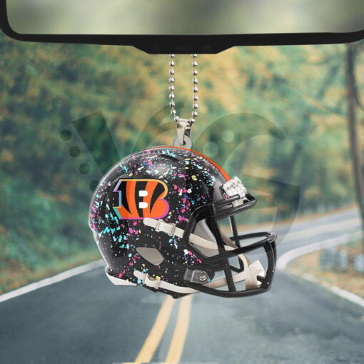 Cincinnati Bengals x Crucial Custom Shape Car Ornament