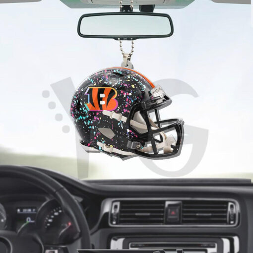 Cincinnati Bengals x Crucial Custom Shape Car Ornament