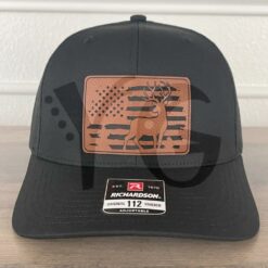 Deer Hunting Leather Patch Richardson 112 Hat
