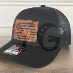 Deer Hunting Leather Patch Richardson 112 Hat