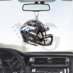 Denver Broncos x Crucial Custom Shape Car Ornament 3