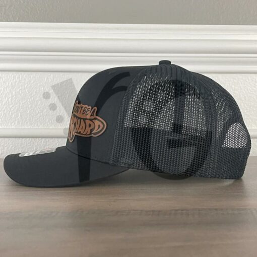 Dont Be A Richard Funny Leather Patch Trucker Hat