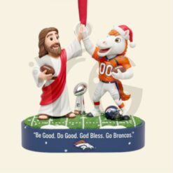 Faith And Football Christmas Ornament Personalized Gifts For Football Lovers 11