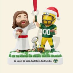 Faith And Football Christmas Ornament Personalized Gifts For Football Lovers 13