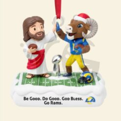 Faith And Football Christmas Ornament Personalized Gifts For Football Lovers 20