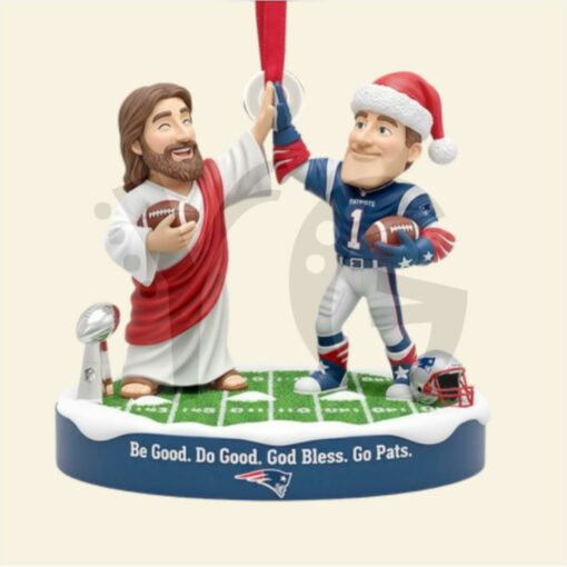 Faith And Football Christmas Ornament Personalized Gifts For Football Lovers