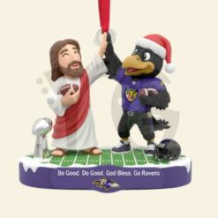Faith And Football Christmas Ornament Personalized Gifts For Football Lovers 4