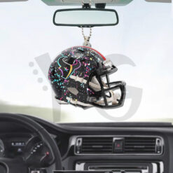 Houston Texans x Crucial Custom Shape Car Ornament 3