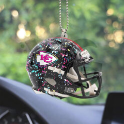 Kansas City Chiefs x Crucial Custom Shape Car Ornament