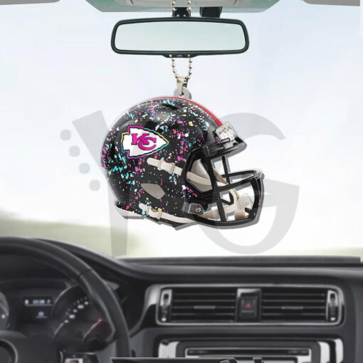 Kansas City Chiefs x Crucial Custom Shape Car Ornament