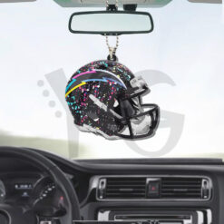 Los Angeles Chargers x Crucial Custom Shape Car Ornament 3
