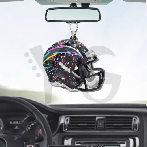 Los Angeles Chargers x Crucial Custom Shape Car Ornament