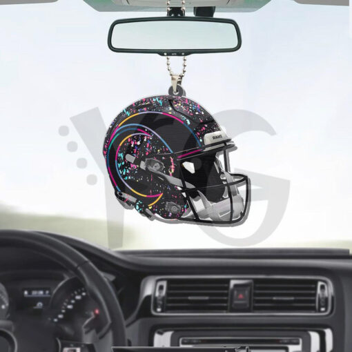 Los Angeles Rams x Crucial Custom Shape Car Ornament