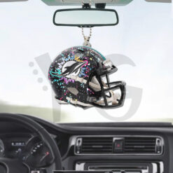 Miami Dolphins x Crucial Custom Shape Car Ornament 3