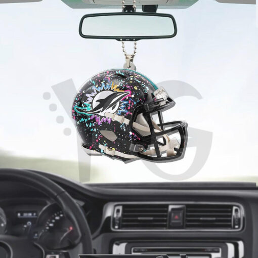 Miami Dolphins x Crucial Custom Shape Car Ornament