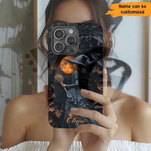 Midnight Witch Halloween Phone Case
