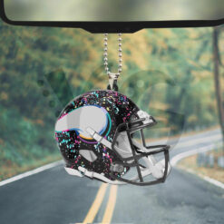 Minnesota Vikings x Crucial Custom Shape Car Ornament 3