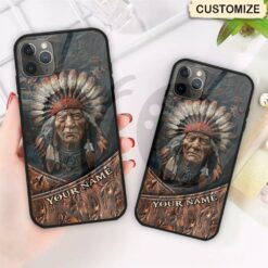Native American Tribal Elder Icon Custom Touch Phone Case