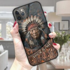 Native American Tribal Elder Icon Custom Touch Phone Case