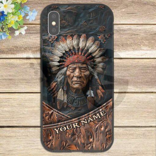 Native American Tribal Elder Icon Custom Touch Phone Case