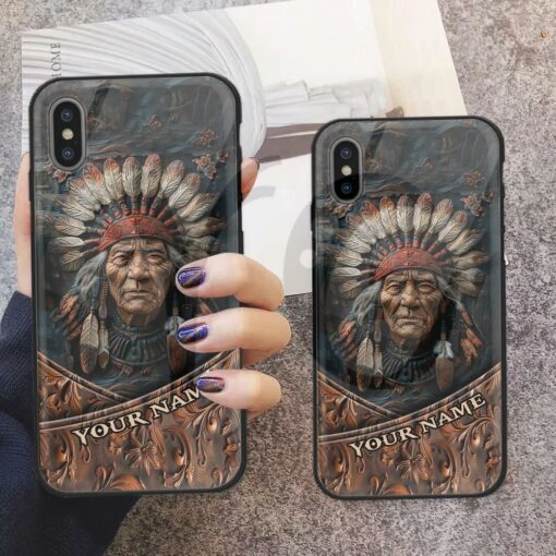Native American Tribal Elder Icon Custom Touch Phone Case