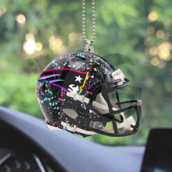 New England Patriots x Crucial Custom Shape Car Ornament