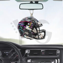 New England Patriots x Crucial Custom Shape Car Ornament 3