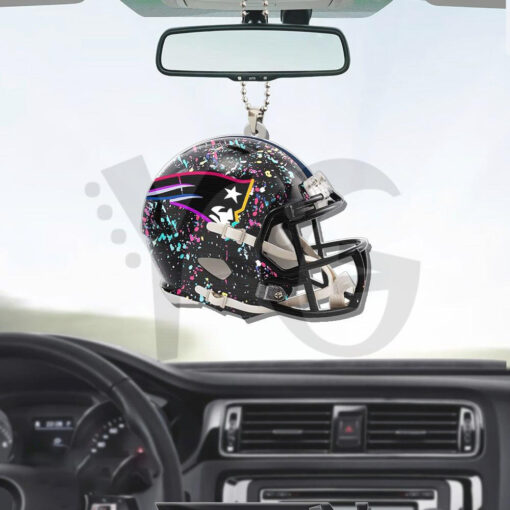 New England Patriots x Crucial Custom Shape Car Ornament