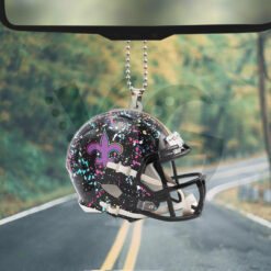 New Orleans Saints x Crucial Custom Shape Car Ornament