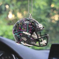 New York Giants x Crucial Custom Shape Car Ornament