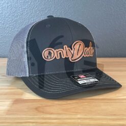 Only Dads Funny Leather Patch Richardson Hat