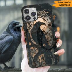Personalized Raven Halloween Phone Case