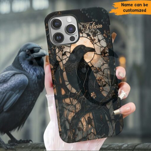 Personalized Raven Halloween Phone Case