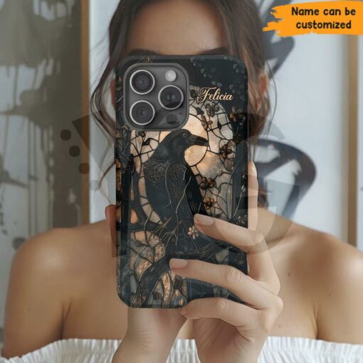 Personalized Raven Halloween Phone Case