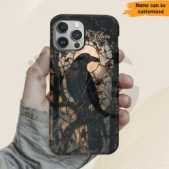 Personalized Raven Halloween Phone Case 5