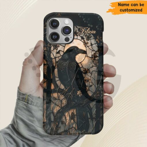 Personalized Raven Halloween Phone Case
