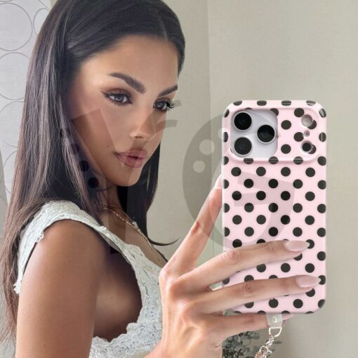 Princess Pink Polka Dot Phone Case For iPhone and Samsung
