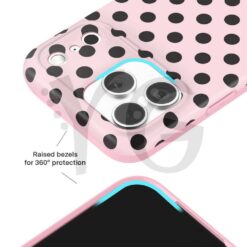 Princess Pink Polka Dot Phone Case For iPhone and Samsung 3