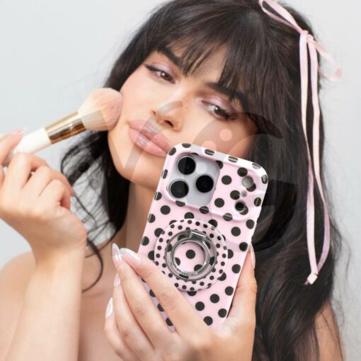 Princess Pink Polka Dot Phone Case For iPhone and Samsung