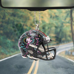 San Francisco 49ers x Crucial Custom Shape Car Ornament