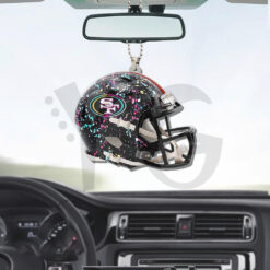 San Francisco 49ers x Crucial Custom Shape Car Ornament 3